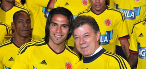 Santos desea recuperación a Falcao y dice que Colombia lo necesita