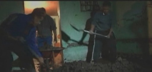 50 viviendas del cantón Guano, afectadas tras dos horas de lluvia