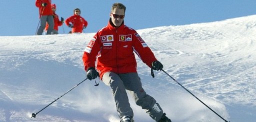 Registró la cámara del casco de Schumacher su accidente de esquí