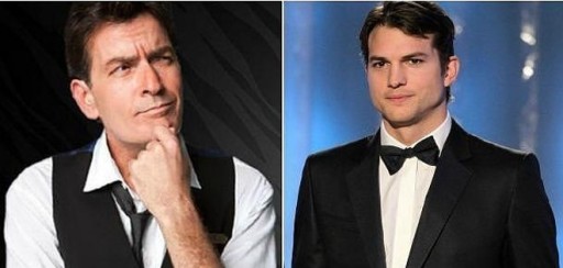 Ashton Kutcher le pidió a Charlie Sheen que deje de molestarlo en Twitter
