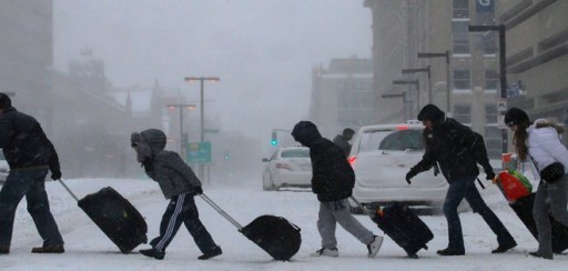 EE.UU. aún congelado por los efectos de &quot;Hércules&quot; y un nuevo frente polar
