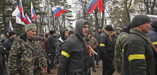 Ucrania denuncia "ocupación" de Rusia por bloqueo de aeropuertos en Crimea