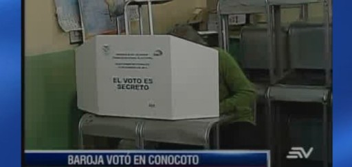 Nebot, Jairala y Baroja sufragaron en sus recintos electorales