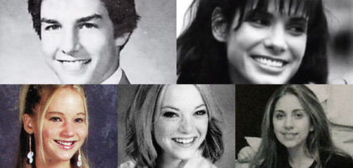 Así lucían los famosos cuando estaban en el colegio