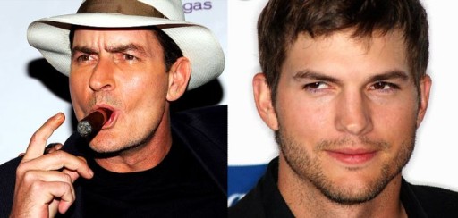 Charlie Sheen se burla y critica a Ashton Kutcher