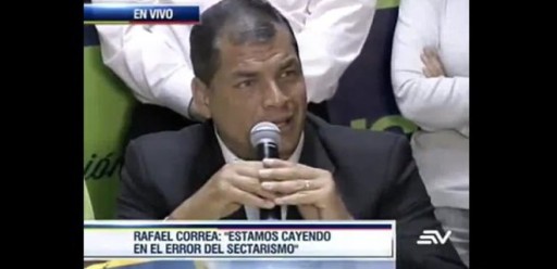 Rafael Correa: &quot;Probablemente nos estamos durmiendo en los laureles&quot;