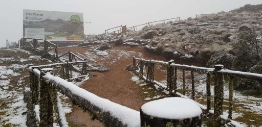 El Cajas amaneció con hielo debido a las bajas temperaturas