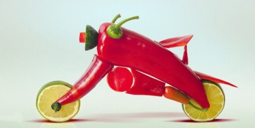 Creativas verduras que toman forma