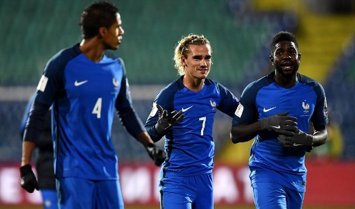 Francia vence a Bulgaria y depende de si misma para ir a Rusia