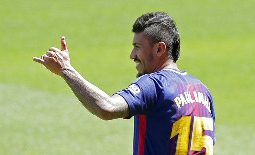 Paulinho fue presentado oficialmente como nuevo jugador del FC Barcelona