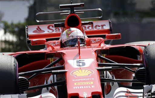 Sebastian Vettel domina las prácticas del Gran Premio de Mónaco