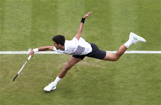 Novak Djokovic clasificó a semifinales del torneo de Eastbourne