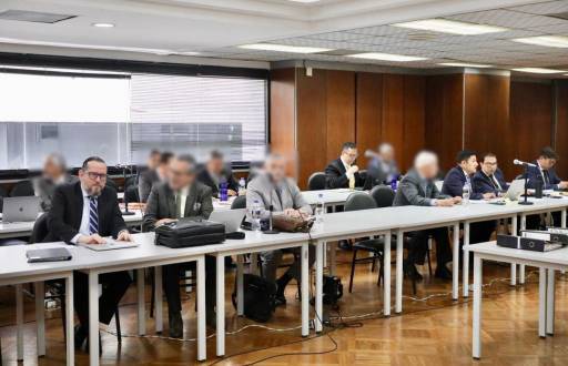 Audiencia de juicio en el caso Alfaro Vive Carajo.