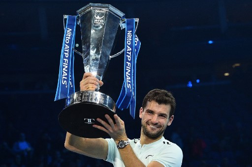 El búlgaro Grigor Dimitrov gana el torneo de maestros de la ATP