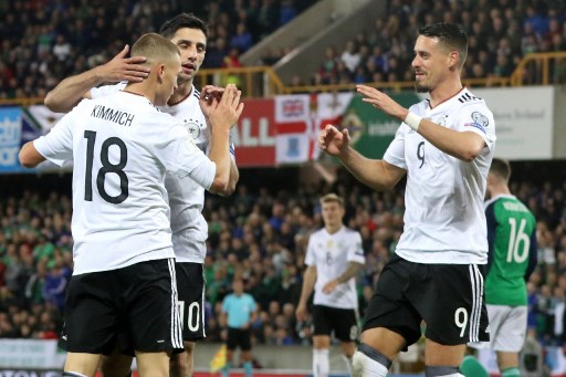 Alemania logra clasificación al Mundial tras vencer a Irlanda del Norte