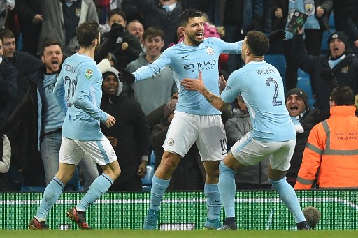 Sergio Agüero da la victoria al Manchester City en semifinales de la Copa de la Liga