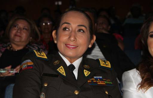 Ex Comandante de la Policía, Tannya Varela.