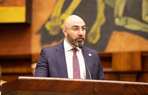 Mario Godoy en el pleno de la Asamblea Nacional.