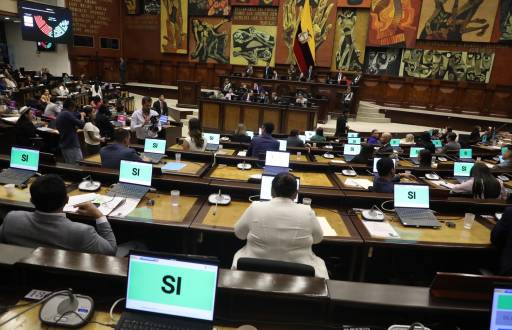 Momento de la votación en el Pleno de la Asamblea.
