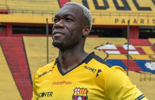 Felipe Caicedo, jugador de Barcelona SC.