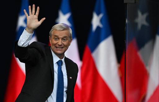 Imagen de José Antonio Kast, nuevo presidente de Chile.