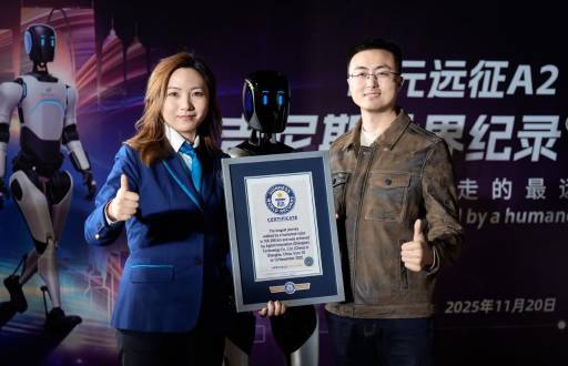 Un robot en China recorre más de 100 km y obtiene un récord Guinness.