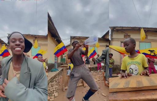 Captura de los videos publicados por la Fundación en Uganda.