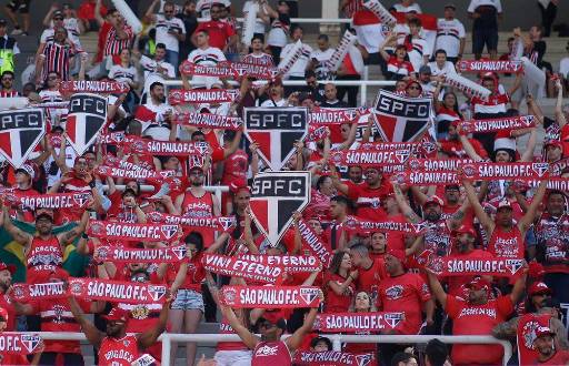 Imagen referencial hinchas del São Paulo