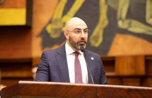 Mario Godoy en el pleno de la Asamblea Nacional.