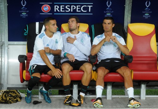 Cristiano Ronaldo es suplente en la Supercopa europea