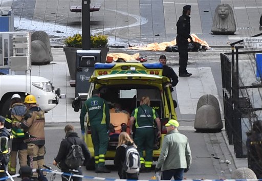 Detenido por atentado en Suecia un sospechoso de &quot;acto terrorista”