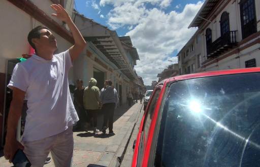 Foto de archivo de las temperaturas altas en Cuenca.