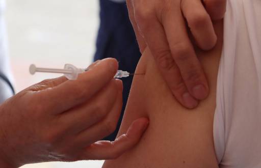 Imagen referencial para graficar la vacunación contra la influenza.