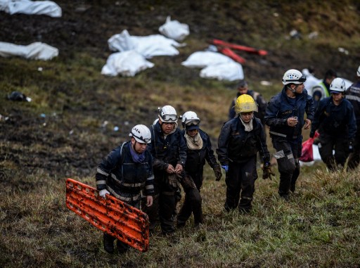 Autoridades colombianas confirman 71 fallecidos en accidente aéreo de Chapecoense