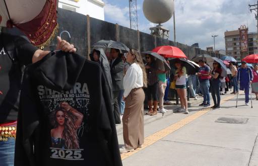 Cartel del concierto de Shakira.