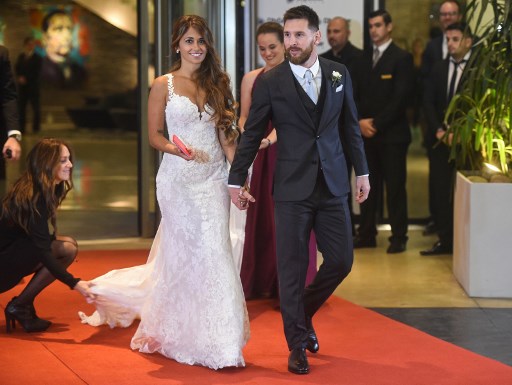 Lionel Messi demostró su destreza para el baile en su matrimonio