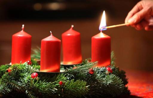 Velas en una celebración.