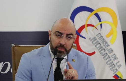 Mario Godoy en la Judicatura.