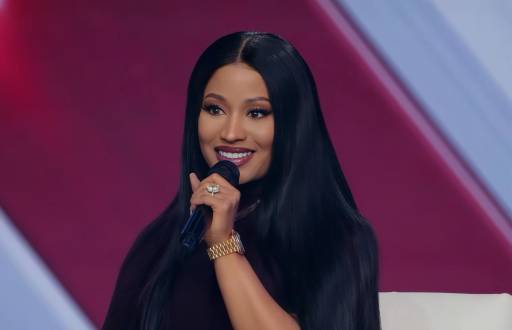 Nicki Minaj durante su intervención en el AmericaFest.