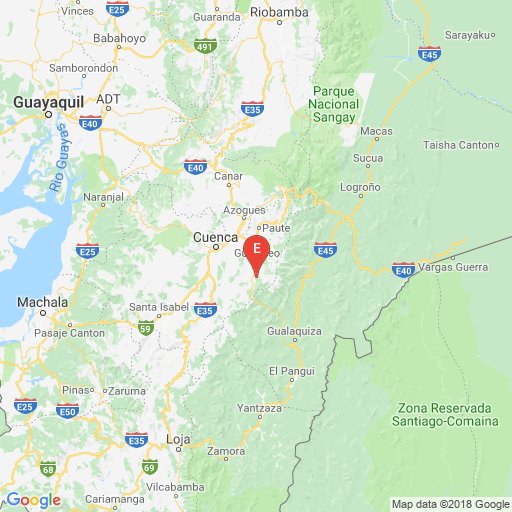 Registran sismo de magnitud 4,6 cerca de Gualaceo