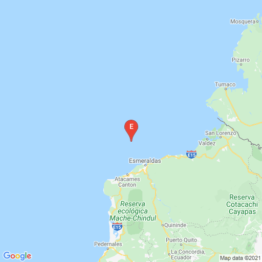 Se registraron dos sismos en una hora cerca de Esmeraldas