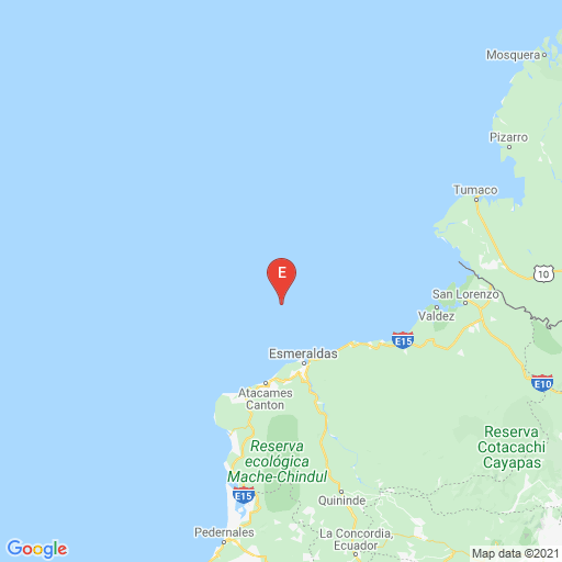 4 sismos de entre 3,94 y 4 grados cerca de Esmeraldas