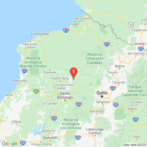 Se registra sismo de 3,75 en Santo Domingo de los Tsáchilas