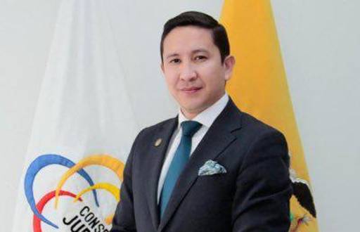 Fotografía de Henry Gaibor, quien presidió al Consejo de la Judicatura de Pichincha.