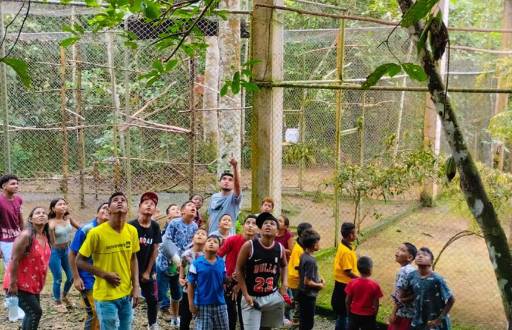 Visitantes en El Coca Zoo, en la provincia de Orellana.