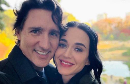 Justin Trudeau y Katy Perry juntos en Japón.