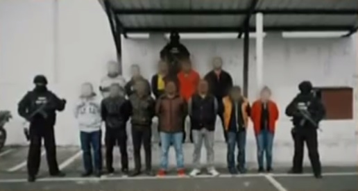 Detienen a 12 integrantes de extensión de cártel mexicano que operaba en Ecuador