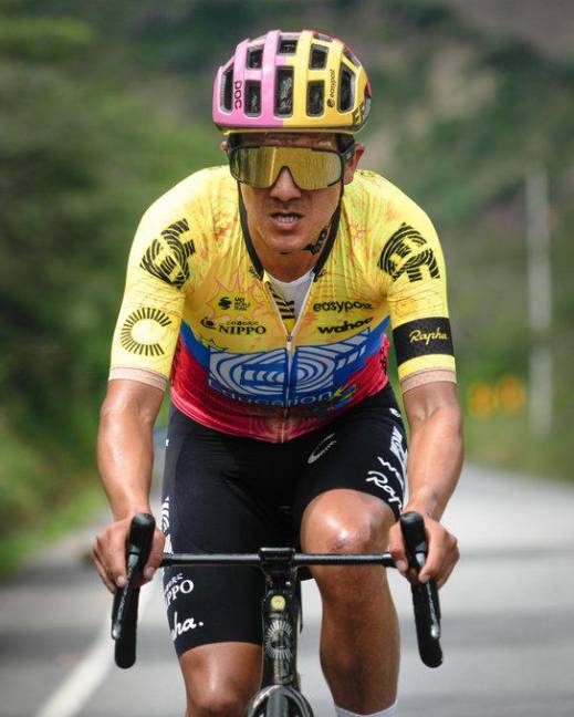 El ciclista ecuatoriano Richard Carapaz