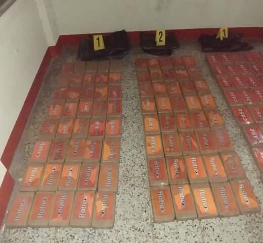 Arrestan a 3 ecuatorianos con 959 kilos de cocaína en Guatemala