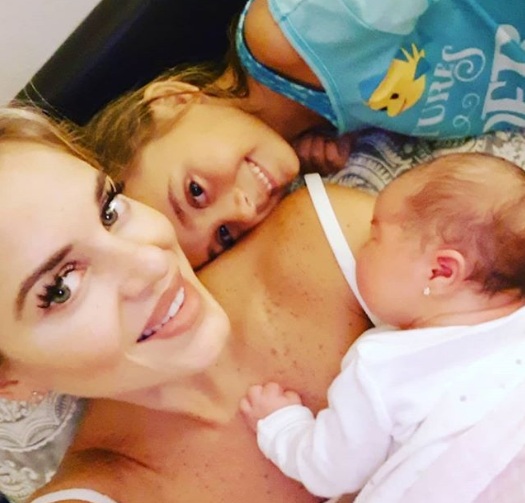 ¡Llegó Martina! Marcela Ruete es mamá por tercera vez